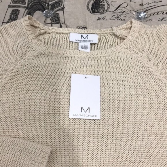 M Magaschoni Knit Stripe Sweater - Picture 7 of 8